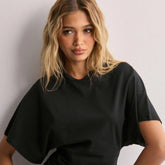 Modny T-shirt z Szerokimi Rękawami